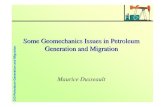 2E OK Petroleum Generation and Migration - ISRM · 2-D Petroleum Generation and Migration Stress and Petroleum Migration Microfissures generation -∆p, ∆T, ∆σ = ∆V When σ3
