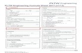 PLTW Engineering Formula Sheet 2017 (v17.2) PLTW Engineering Formula Sheet 2017 x 12.0 Reaction max