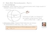 17. Black Hole Thermodynamics. Part 2.faculty.poly.edu/~jbain/heat/Lectures/17.BlackHoleTD.Part2.pdf · 2. Surface Gravity κ and Temperature T. • Recall: Laws of Black Hole Mechanics