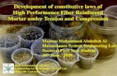 Development of constitutive laws of ... - eng. Mechanical behavior of this material .. Static loading