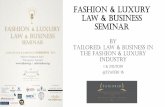 Fashion & Luxury Law & Business Seminar · 2019. 11. 26. · στο emotional storytelling, και ... ΜαρίναΒασιλαρά–Global Communication Director APIVITA (Member