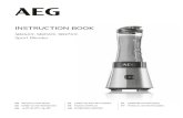 INSTRUCTION BOOK · Thank you for choosing this AEG product. We have created it to give you impeccable performance for many years, with innovative technologies that help make life
