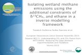 Isolating wetland methane emissions using the additional ......Isolating wetland methane emissions using the additional constraints of δ13CH4, and ethane in a inverse modelling framework