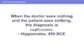 When the doctor sees nothing and the patient sees nothing ... ... SCREENING: IMPORTANCE ¢â‚¬¢ Amblyopia