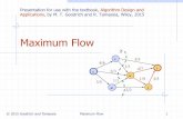 Maximum Flowgoodrich/teach/cs260P/notes/MaxFlow.pdf · 2/3 0/9 0/1 3/3 2/7 3/6 0/1 1/5 1/5 1/2 w s v u t z 3/3 1/9 0/1 3/3 2/7 3/6 0/1 2/5 1/5 1/2 w s v u t z ... Reduction to Max
