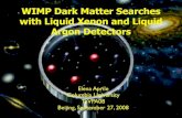 WIMP Dark Matter Searches with Liquid Xenon and Liquid ...xenon.astro.columbia.edu/talks/Aprile_TeV08_cut.pdf · • ZEPLIN1, II, III, XENON10, WArP 2l: ﬁducial mass in the range