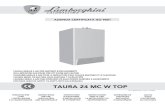 Termoplus - TAURA 24 MC W TOP · il dimensionamento e la posa in opera delle canne fumarie e del tubo di rac cor do ad esse, è d’ob bli go rispettare le norme vigenti. 6 TAURA