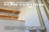 MODUL COMPACT PLAN VERTIKAL - Epecon AB · 2020. 2. 21. · Modul Compact Plan Vertikal är uppbyggd av 1, 2 eller 3 vattenförande paneler. Oavsett anslutningstyp leds tilloppet