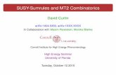 SUSY-Sumrules and MT2 Combinatoricsinsti.physics.sunysb.edu/~curtin/presentations/... · (1) (2) eliminates the soft mass: m^2 t m^ 2 b = m 2 t1c 2 t + t2s t m b1c b b2s b ^ Z cos
