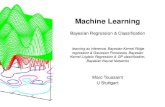 Bayesian Regression & Classi¯¬¾cation Bayesian Regression & Classi¯¬¾cation learning as inference, Bayesian