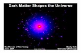 Dark Matter Shapes the Universe - University of Oxfordfinetune.physics.ox.ac.uk/sites/finetune.physics.ox.ac.uk/files/Kolb... · Final freeze-out abundance: σ = 10 −36 cm2: ...
