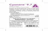 Cyonara 9 - s3-us-west-1.amazonaws.com · 3 First Aid Have the product container or label with you when calling a poison control center or doctor, or going for treatment. You may