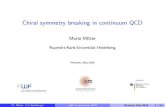 Chiral symmetry breaking in continuum QCDift.uni.wroc.pl/~cpod2016/Mitter.pdfChiral symmetry breaking in continuum QCD Mario Mitter Ruprecht-Karls-Universit at Heidelberg Wroc law,