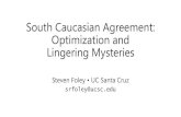 South Caucasian Agreement: Optimization and Lingering ...paris2016.mariapolinsky.com/wp-content/uploads/... · The data 1SG.OBJ 2SG.OBJ 3SG.OBJ 1PL.OBJ 2PL.OBJ 3PL.OBJ 1SG.SUBJ —