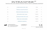 DEVICE FOR THE INTER SPINOUS SPACE WITH LAMINAR SUPPORT€¦ · Page 1/ 16 IINNTTRRAASSPPIINNEE®® DEVICE FOR THE INTER SPINOUS SPACE WITH LAMINAR SUPPORT en Instructions for use