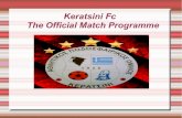 Keratsini Fc The Official Match Programme · PDF file Keratsini Fc The Official Match Programme “Πάντα ένας τελικός Κυπέλλου, εκτός από γιορτή,