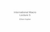 International Macro Lecture 5 - ECON Homeeconweb.umd.edu/~kaplan/courses/intlmacroslides5.pdfLecture 5 Ethan Kaplan. Target Zones: I • Consider a continuous time monetary model of