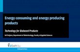 Energy consumingandenergy producing productsdelftxdownloads.tudelft.nl/TBP01x-BiobasedProducts/Week3/TBP01… · Energy consuming product Energy producing product Aerobic Anaerobic