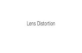 Lens Distortion - University of Minnesotahspark/CSci5980/Lec2... · Assumption: Lens distortion is a function of distance from the principal point. ppud xy, Radial Distortion Model