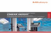 High Performance 2D Measurement System · 2 World's Best Accuracy High Performance 2D Measurement System* New Linear Height Series LH-600E/EG *As of July 2012. Achieved accuracy: