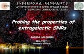 Probing the properties of extragalactic SNRssnr2016.astro.noa.gr/wp-content/uploads/2016/07/S1.5_ILeonidaki.pdf · X-RAYS: newly formed SNRs Thermal emission from the material behind