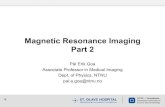 Magnetic Resonance Imaging Part 2 - . semester/Medisin...¢  Spatial encoding ¢â‚¬¢ The acquired signal