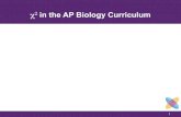 χ in the AP Biology Curriculum - Mrs. Monarch's Classroommrsmonarchatwest.weebly.com/uploads/8/2/6/9/8269238/ap_biology_c… · 2003 AP Biology Question 1 (a)Determine the genotypes
