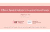 Efficient Spectral Methods for Learning Mixture Modelsqingqinghuang.github.io/files/qq_2016_specMix_slides.pdf8 Contribution / Outline of the talk Can we learn “non-worst-cases”