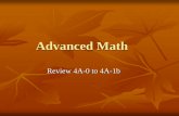 Advanced Math 4A-0to1b Revie… · Title: Advanced Math Author: Scotus Central Catholic Created Date: 11/24/2012 6:57:35 PM
