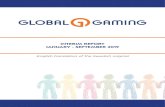 INTERIM REPORT JANUARY - SEPTEMBER 2019 Interim Report, January ¢â‚¬â€œ September 2019 2 Global Gaming 555