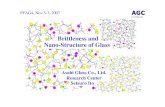 Brittleness and Nano-Structure of Glass · Look Beyond 0 2 4 6 8 10 1.8 2.0 2.2 2.4 2.6 2.8 SiO2-based Glass B2O3-based Glass Density ... after Sakai et al. Toyohashi Tech. Sci. Institute
