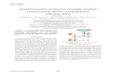 New Synchronization of Chaos in Mutually Coupled Vertical-Cavity … · 2009. 10. 5. · Synchronization of chaos is observed between the y-mode of VCSEL1 and y-mode of VCSEL2. The