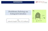 Problems Solving on Integral Calculus · PDF file 28.05.2020  · Problems Solving on Integral Calculus By Ankush Garg(B. Tech, IIT Jodhpur) MATHEMATICS . Q. The value of xsinx2 sin