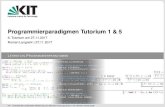 Programmierparadigmen Tutorium 1 & 5 - 6. Tutorium am 27.11kit.romanlangrehr.bplaced.de/propa1718/Folien06.pdf · -Reduktion: Term entsteht durch Ausführung eines Redex (( x:t1)