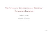 The Automatic Construction of Bootstrap Confidence Intervalsstatweb.stanford.edu/~ckirby/brad/talks/2018Automatic-Constructio… · Bootstrap Confidence Intervals bca algorithm makes