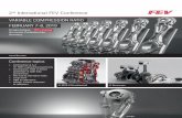 nd International FEV Conference€¦ · Variable Compression Ratio offers multiple opportunities for technical exchange and business conversations among engineering experts and industry