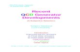 Recent QCD Generator Developmentshome.thep.lu.se/~torbjorn/talks/uppsala00.pdf · DELPHI week, Uppsala 15 September 2000 Recent QCD Generator Developments (A Subjective Selection)