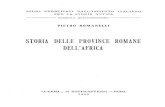 STRIA DELLE PROVINCE ROMANE DELL'AFRICA studi pubblicati dall'istituto italiano per la storia antica