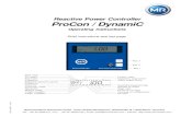 Reactive Power Controller ProCon / DynamiC€¦ · Page 2 = Key 1 = Key 2 = Key 3 Reactive Power Controller Expanded programming 25 Fix stages 25 Discharge time 26 Disconnection pause