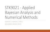STK4021 - Applied Bayesian Analysis and Numerical Methods · PDF file STK9021 - Applied Bayesian Analysis and Numerical Methods CHAPTER 3: EXERCISE 1 AND 2 MOHAMMED AHMED KEDIR. 3.10
