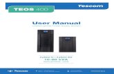 User Manual - Tescom Ελλάς | UPS Rack AVR STS Batteries · USER MANUAL 400 • 33 • 1080 • 2 1-4. Connection Warnings • There is n standard back feed protection inside