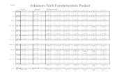 Score ArkansasTech Fundamentals Packet Tech Fundamentals Packet- Score.pdf · Score ArkansasTech Fundamentals Packet % % > % % % % % % > > > % αα αα αα ∀ ∀ α αα αα
