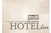 HOTEL White inspiration lier - Palamaiki · lection,aiming in your customer’s pleasant experience and stay.Refresh your hotel starting from here. 4 ... 30x50,50x100,ταπέτο