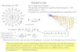 Gauss’s Lawweb.eecs.utk.edu/~ggu1/files/...GausssLaw_Fall20.pdf · The differential form (or “small picture”) of Gauss’s law. To understand the physics (Gauss’s law), we
