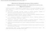 Electronic Supplementary Information Magnesium β ... · 1 Electronic Supplementary Information Magnesium β-Ketoiminates as CVD Precursors for MgO Formation Elaheh Pousaneh[a], Tobias