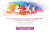 International e-Congress on Physical Education & Sport Science ... 6 28th International e-Congress on