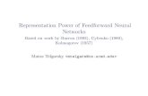 Representation Power of Feedforward Neural Networks · 2020. 8. 29. · Representation Power of Feedforward Neural Networks Based on work by Barron (1993), Cybenko (1989), Kolmogorov
