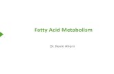 Fatty Acid Metabolism - Oregon State University Fatty Acid Metabolism • Preparation for Oxidation •Before Oxidation, Fatty Acids Must be Activated and Transported to the Mitochondrion.