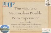 Majorana The Majorana Neutrinoless Double Beta Experiment umehara/usj/presentation/... 4x8 segmentation scheme: 4 angular 90 degrees each, 8 longitudinal, 1 cm each 60Co source •