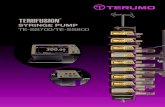 SYRINGE PumP TE-SS700/TE-SS800 - Universal Enterprises · 2019. 8. 23. · SYRINGE PumP TE-SS700/TE-SS800 SPEcIfIcatIoNS Product name TERUFUSION Syringe Pump Type SS model TE-SS700/TE-SS800